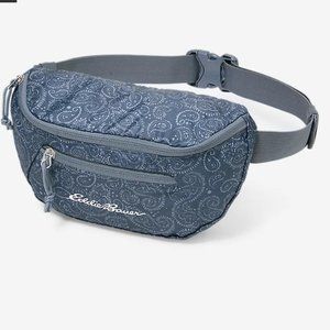 New Eddie Bauer Blue Haze Stowaway Packable Waistpack
